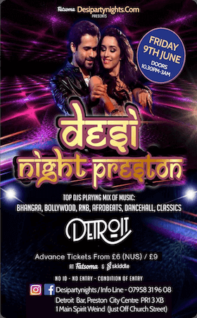 
Desi Night Preston -Friday 9th June 2023