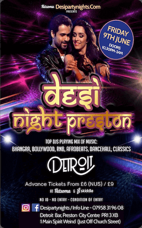 
Desi Night Preston -Friday 9th June 2023